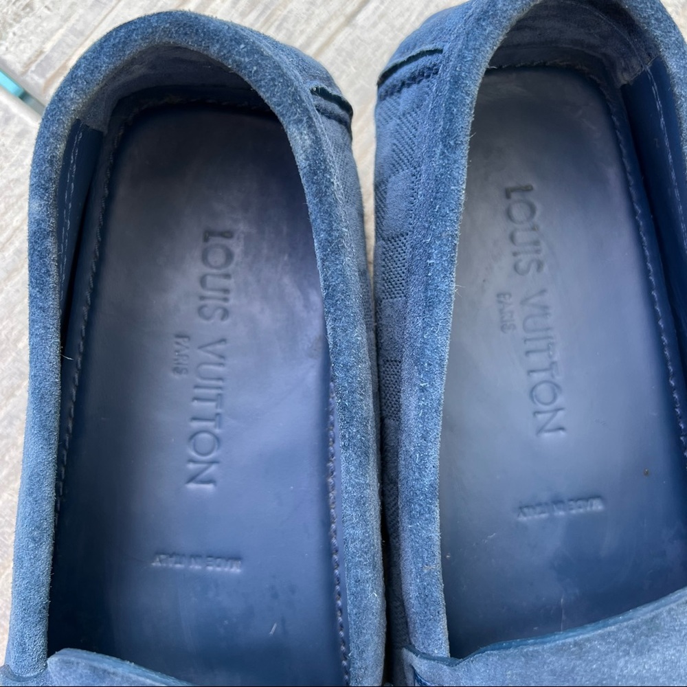 Louis Vuitton Blue Loafers - Picture 6 of 12